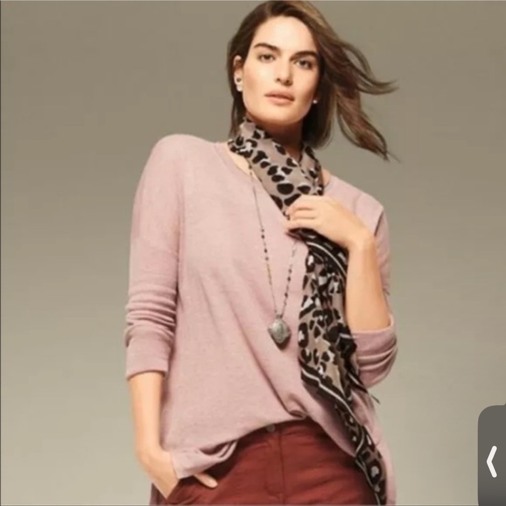 CAbi Pink Play Pullover Sweater #3528 Size XXSmall